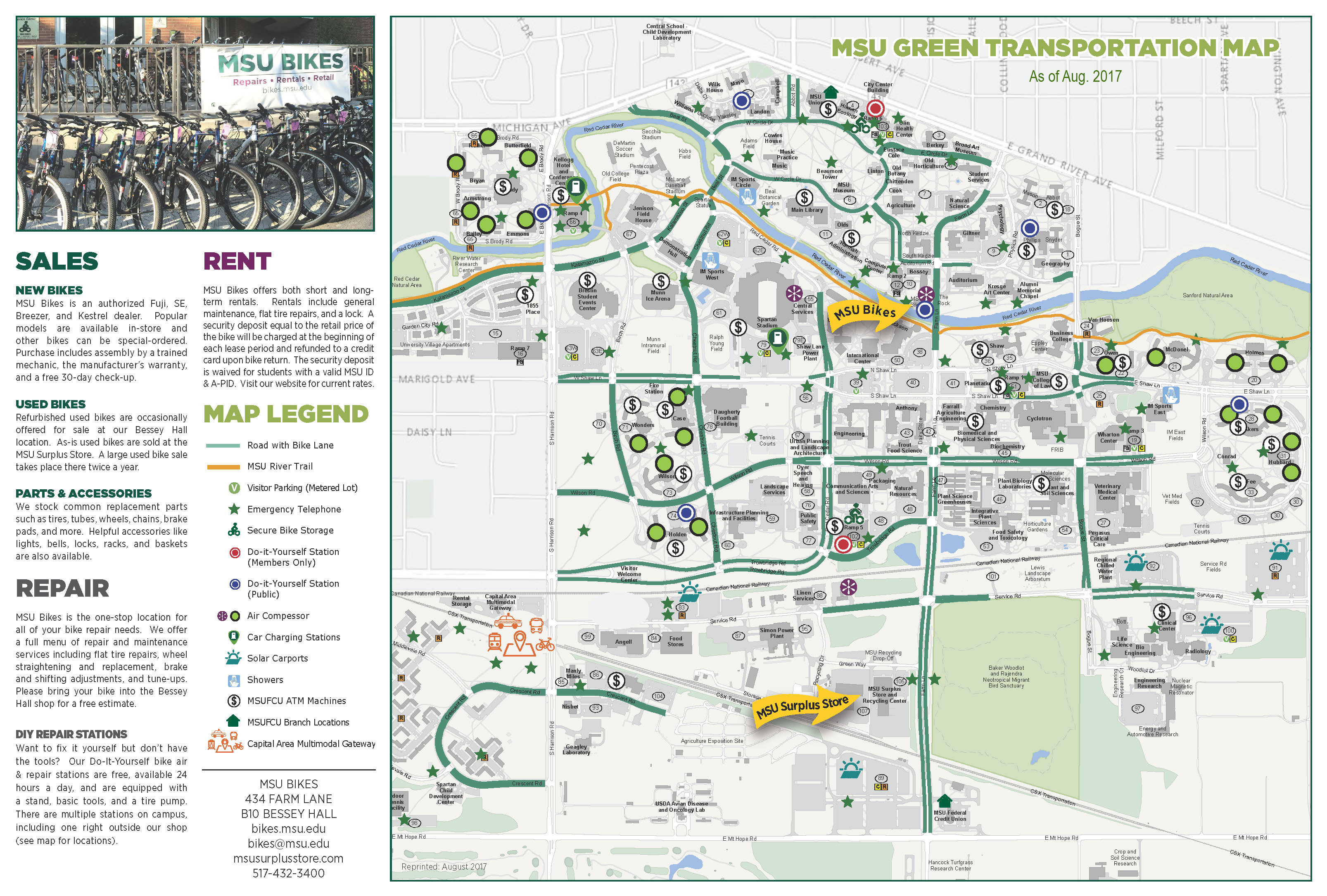 campus bike map