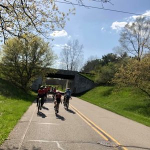 Riding at Island Lake